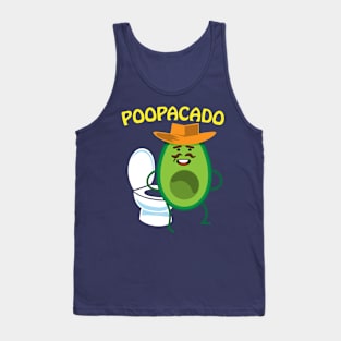 Poopacado Naughty Dad Avocado Tank Top